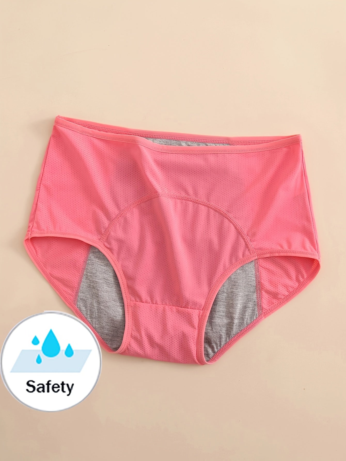 Women’s 6-Pack High-Waist Seamless Period Briefs - Leak-Resistant Coverage – view 3