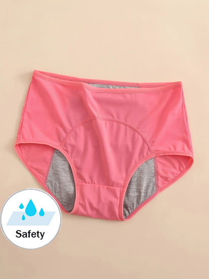 Women’s 6-Pack High-Waist Seamless Period Briefs - Leak-Resistant Coverage – view 3