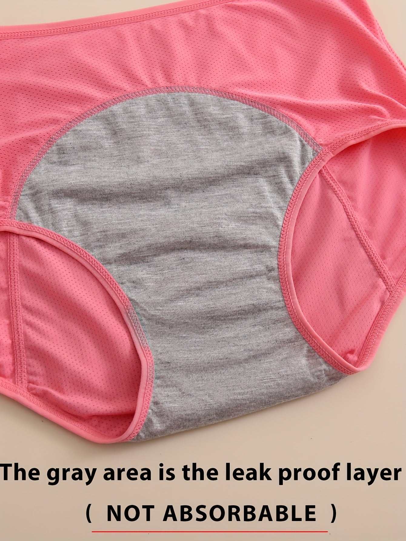 Women’s 6-Pack High-Waist Seamless Period Briefs - Leak-Resistant Coverage – view 5