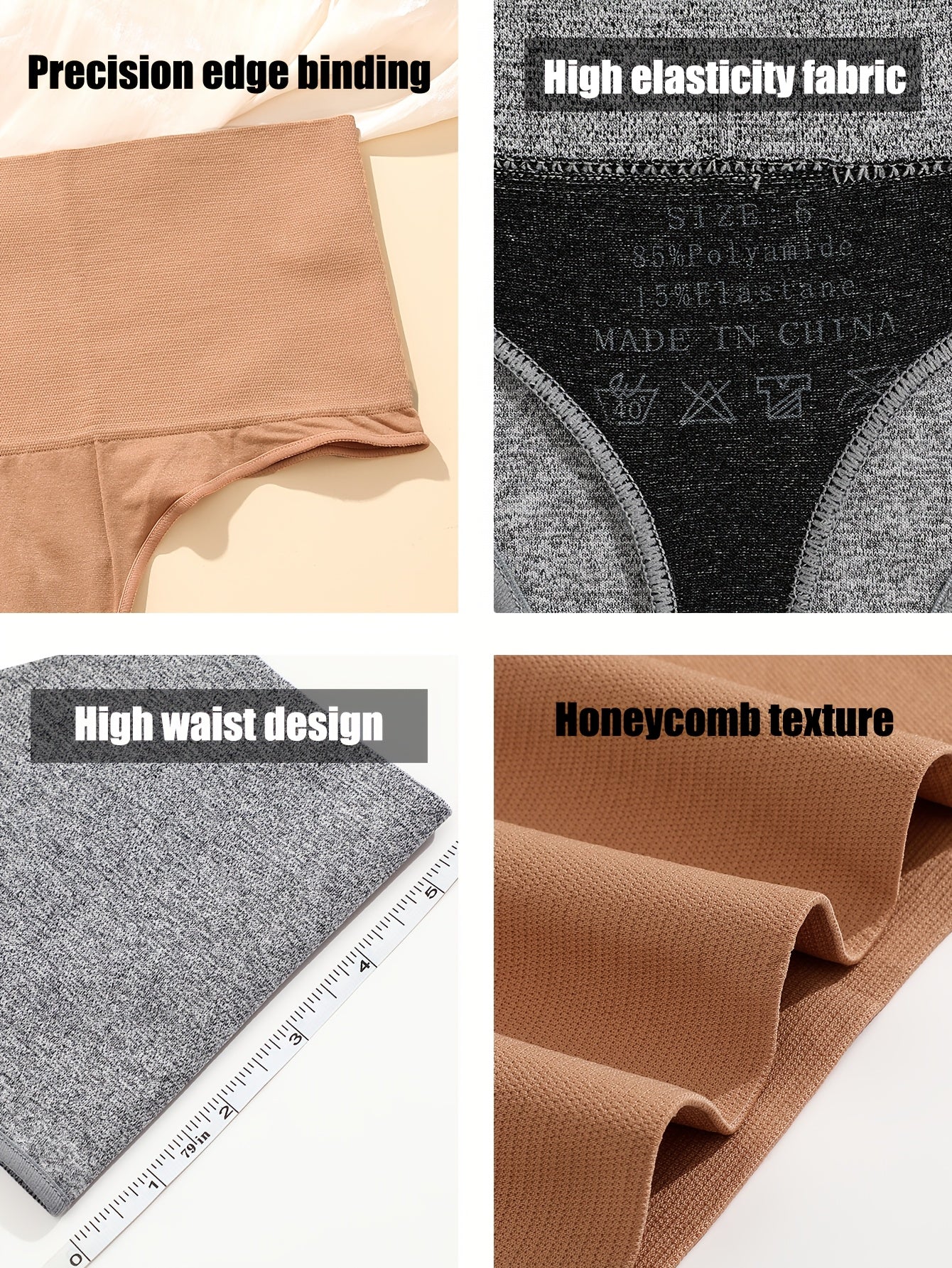 Women’s 6-Pack High-Waist Seamless Thongs - Smooth No-Show Fit – view 13