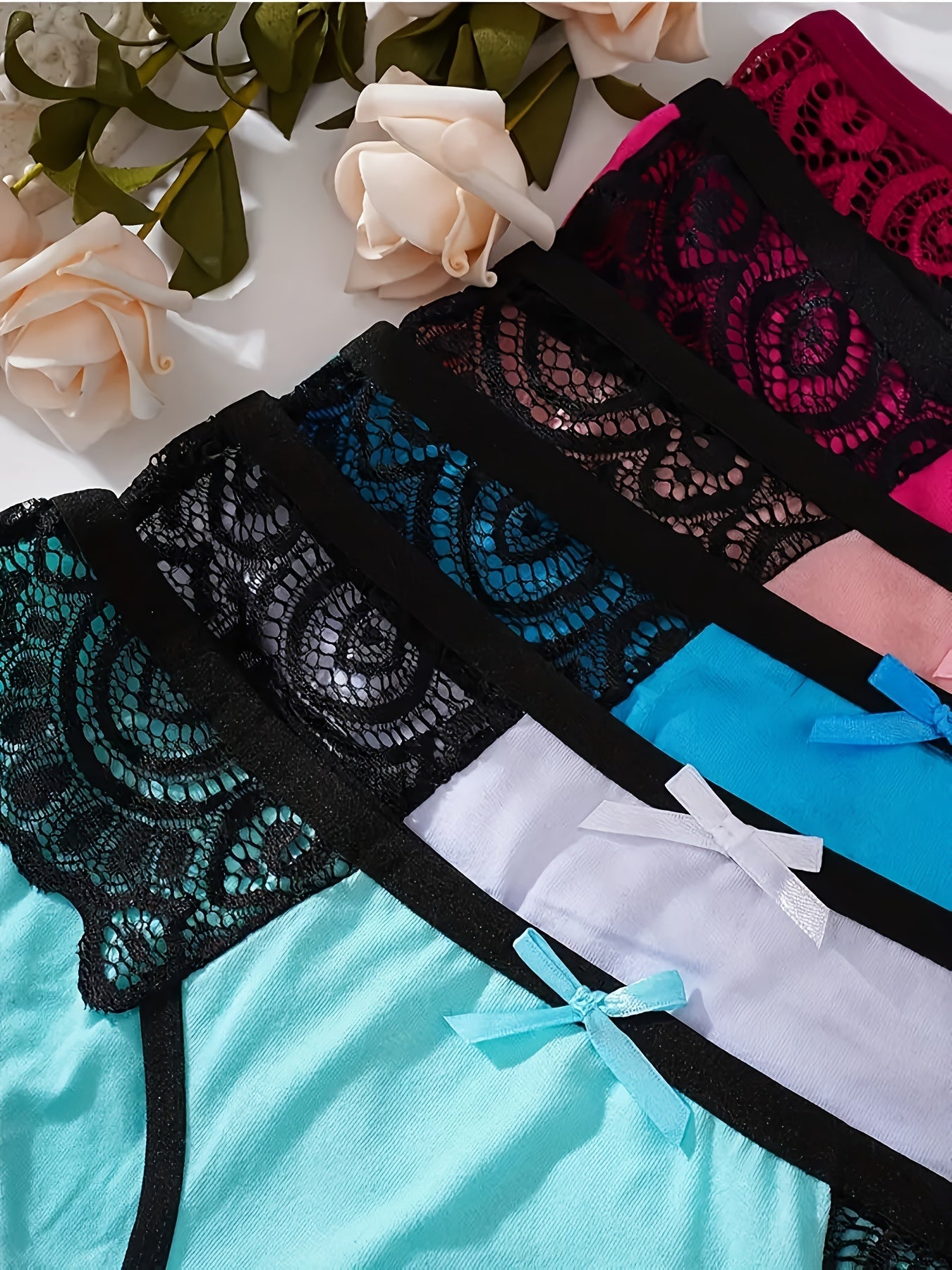Women's 6-Pack Low-Rise Seamless Briefs - Lace Everyday Comfort – view 5