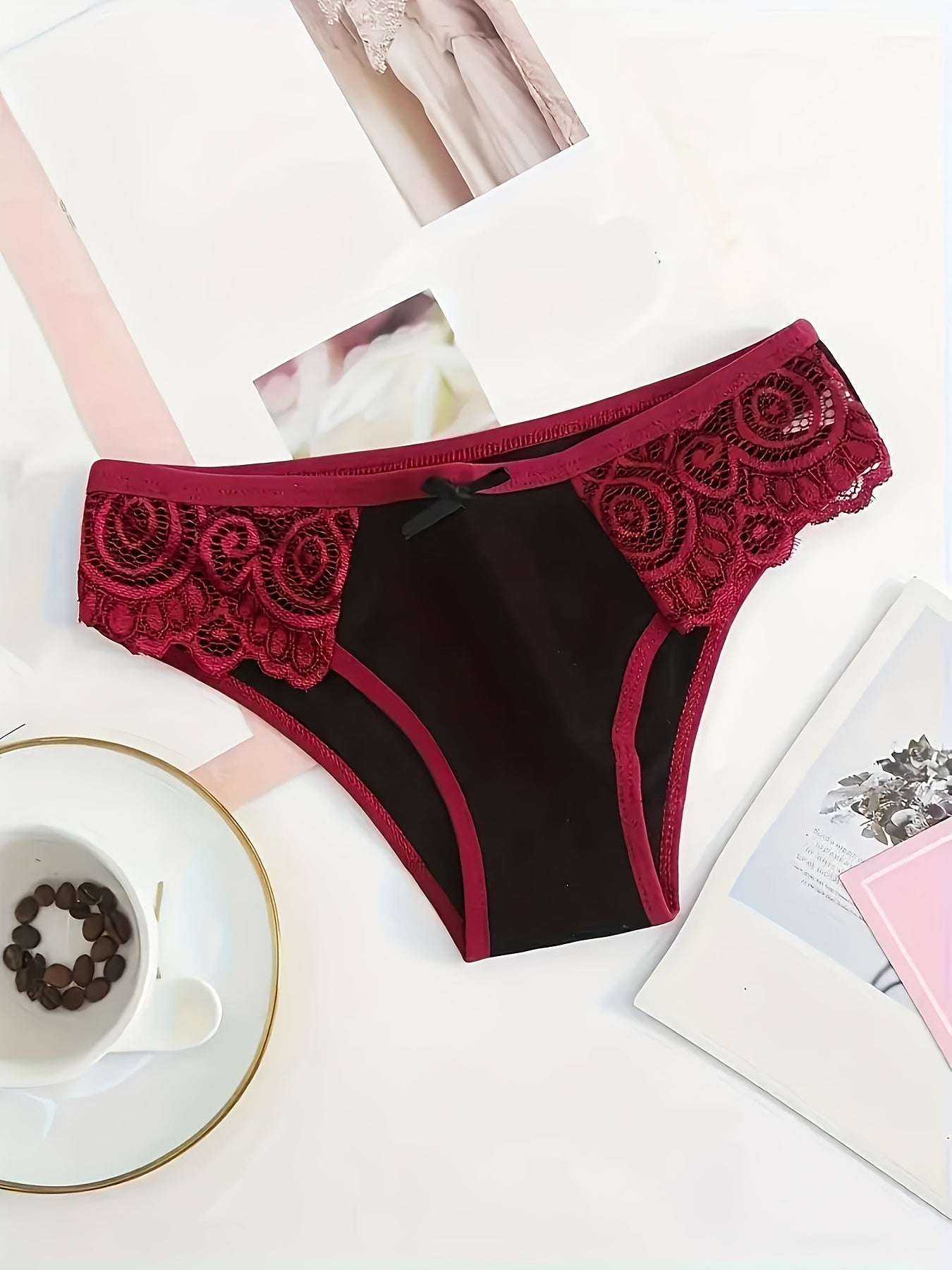 Women's 6-Pack Low-Rise Seamless Briefs - Lace Everyday Comfort – view 8