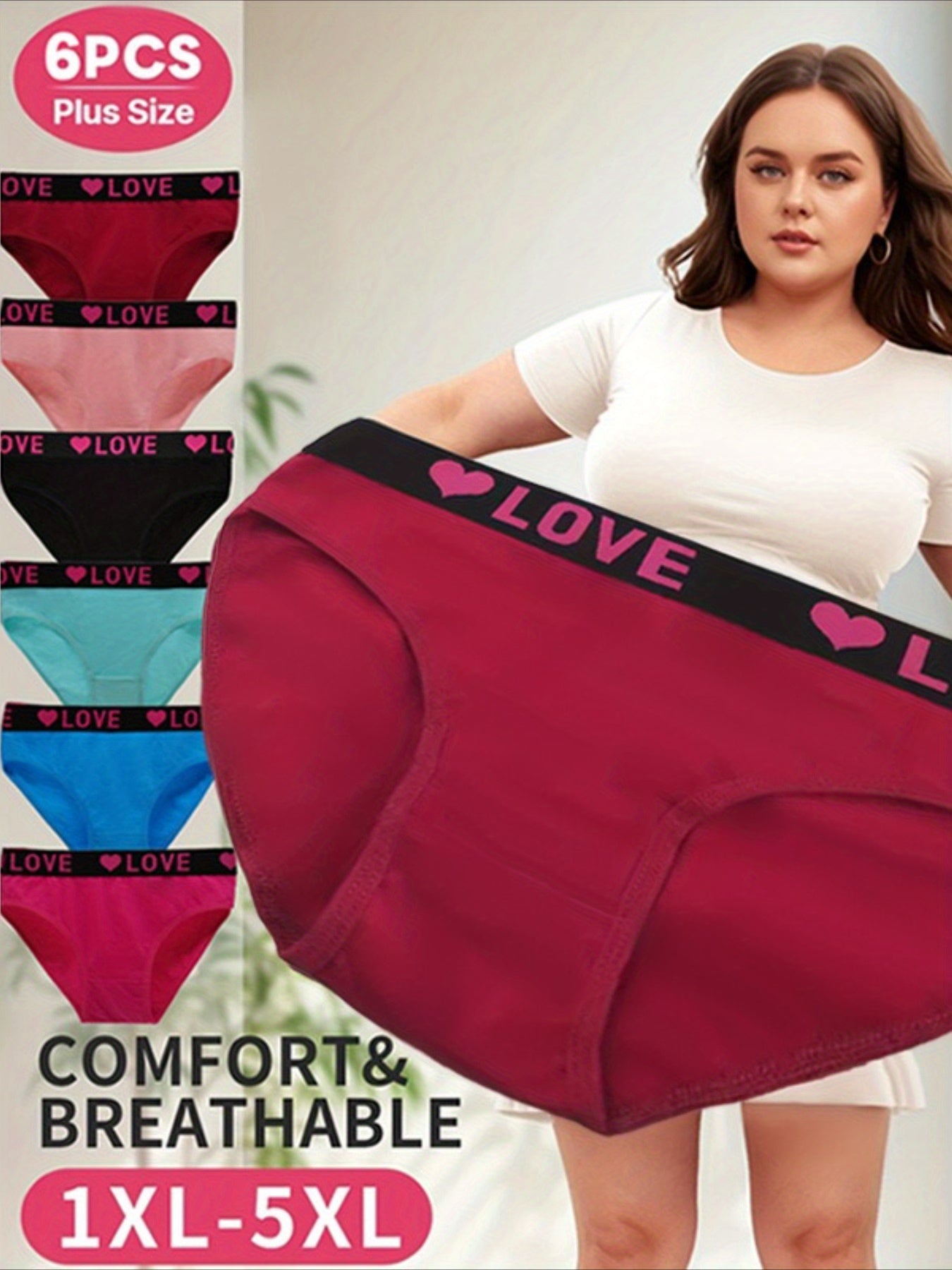Women’s 6-Pack Seamless Briefs - Smooth No-Show Fit detail view