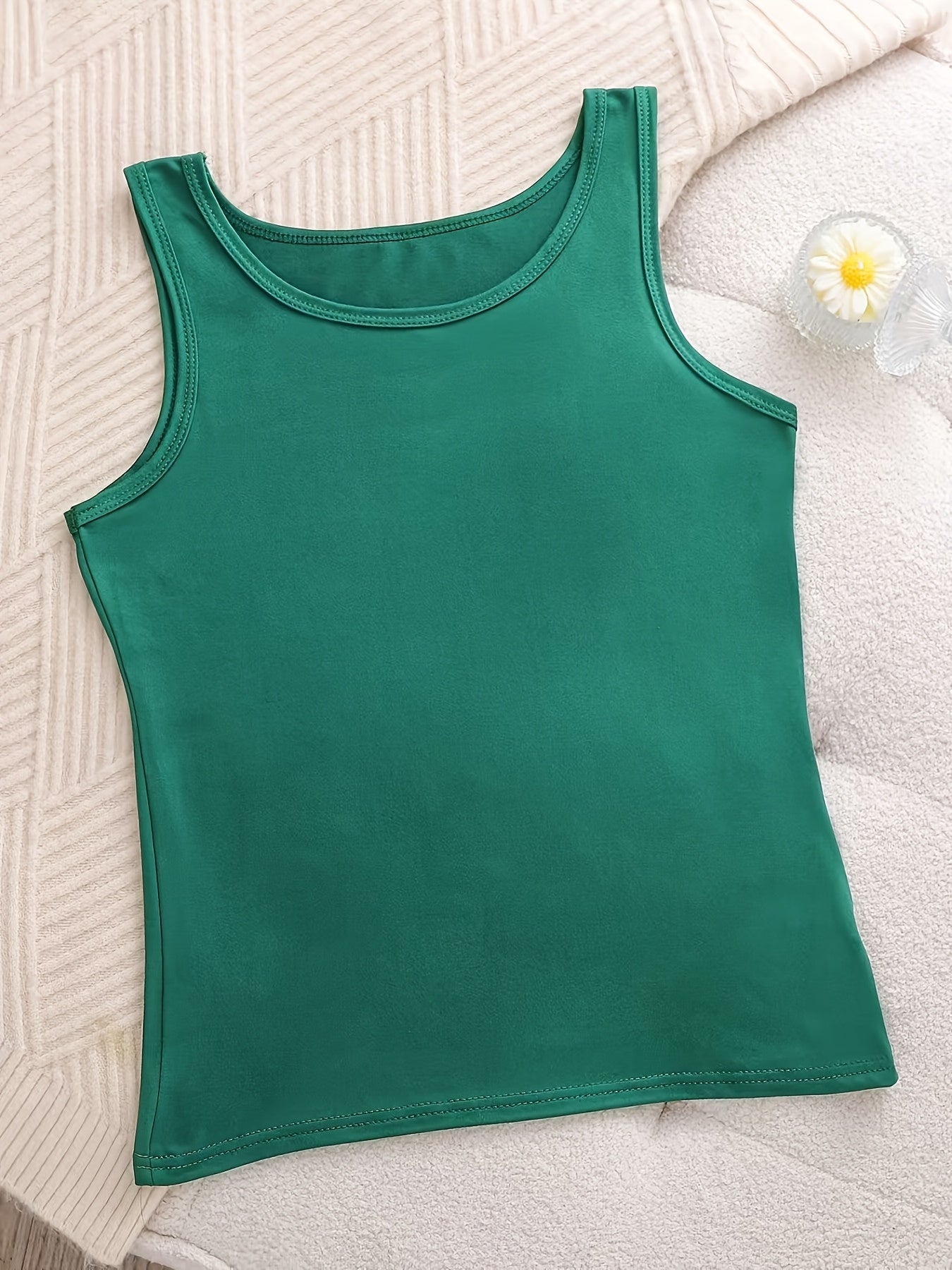 Women's 6-Pack Sheer Layering Tank Tops - Lightweight Sleeveless Multi-Color Set – view 6