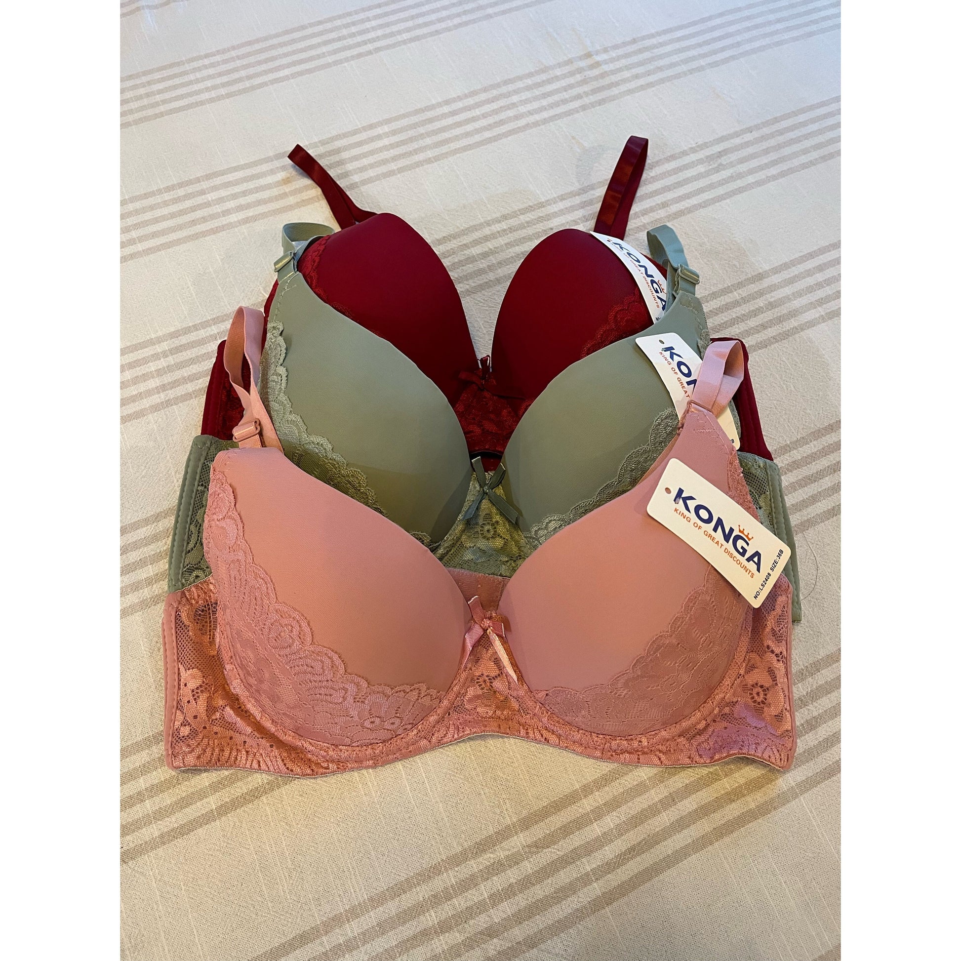Women's 6-Pack Wired Everyday Bras - Light Padding in B-DD Cup Options – view 2