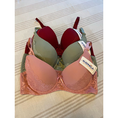 Women's 6-Pack Wired Everyday Bras - Light Padding in B-DD Cup Options – view 2