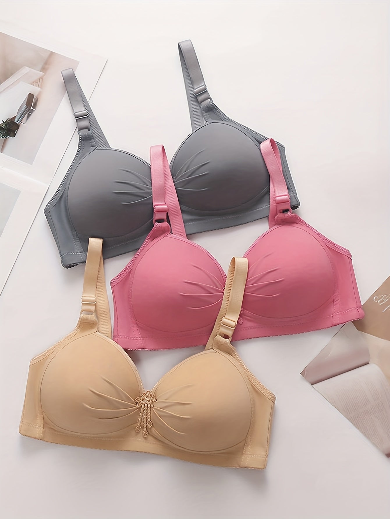 Women’s 6-Pack Wireless Bra - Soft Everyday Support – view 12