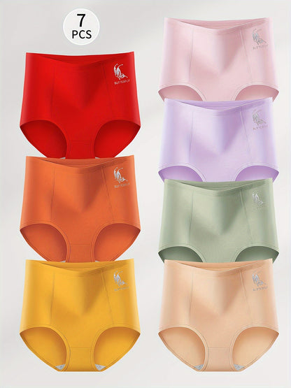 Women’s 7-Pack High-Waist Briefs - Breathable Daily Comfort – view 3