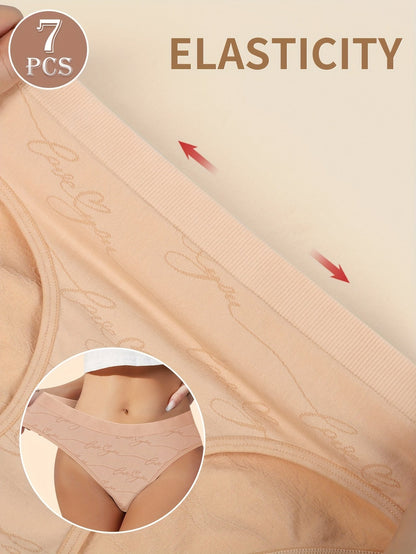 Women's 7-Pack Low-Rise Briefs - Butterfly Print Everyday Comfort – view 6