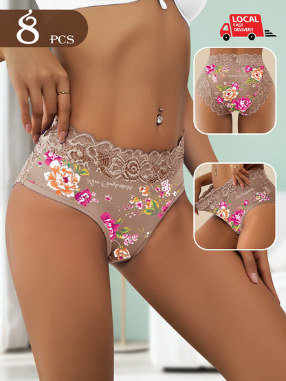 Women’s 8-Pack Briefs - Lace Detail Comfort – view 7