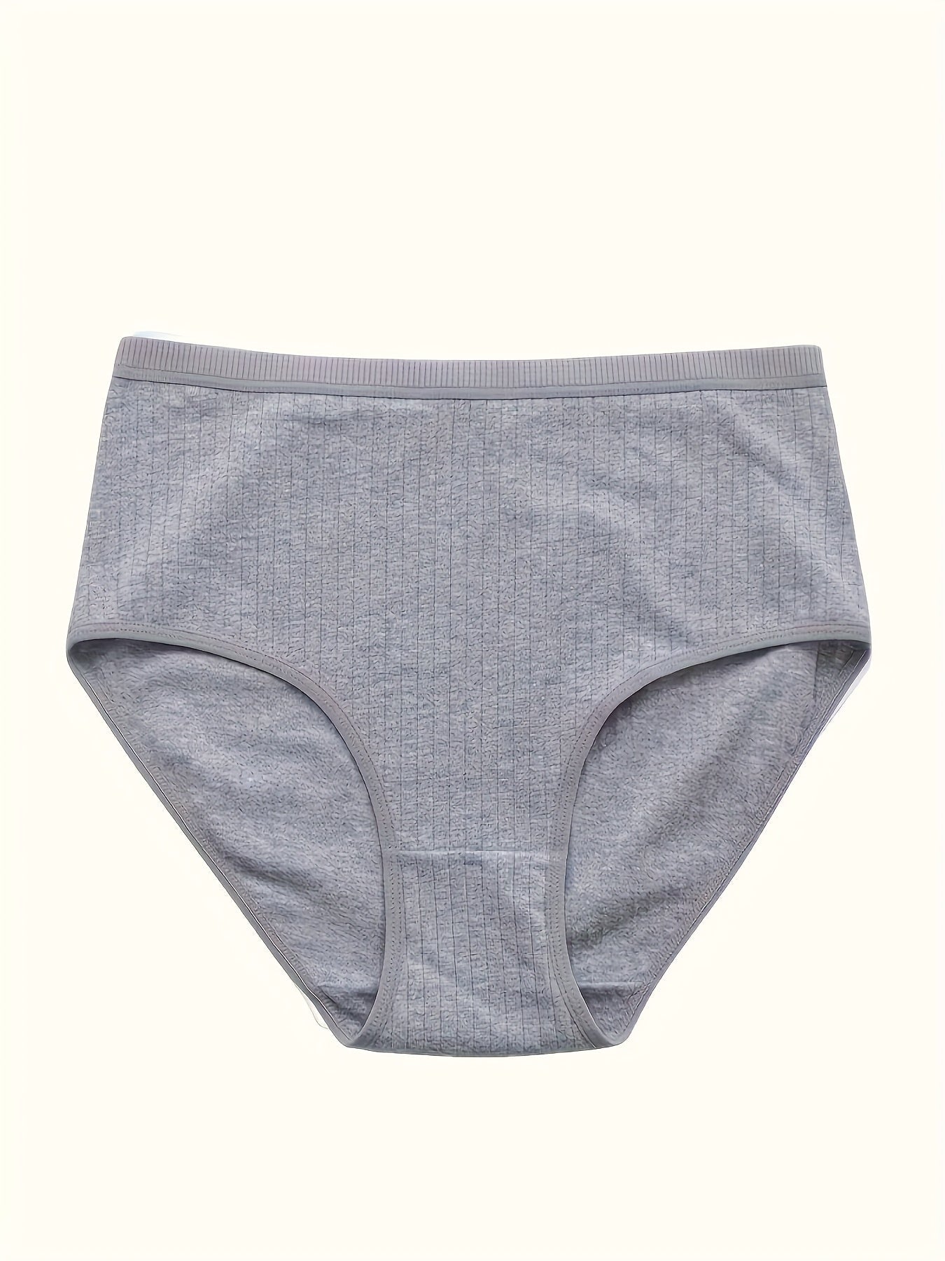 Women’s 8-Pack High-Waist Briefs - Breathable Daily Comfort – Mixed colors Knit – view 3