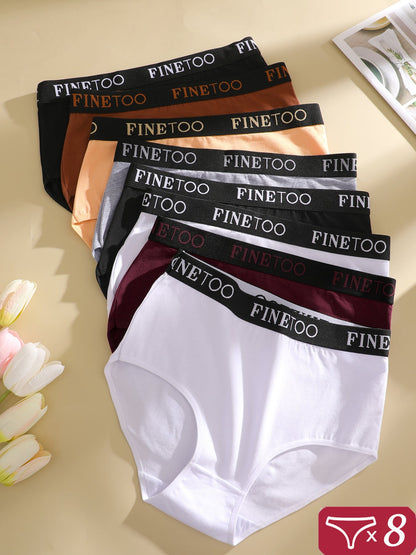 Women's 8-Pack High-Waist Seamless Briefs - Lace Everyday Comfort – view 6