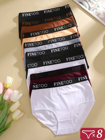 Women's 8-Pack High-Waist Seamless Briefs - Lace Everyday Comfort – view 8