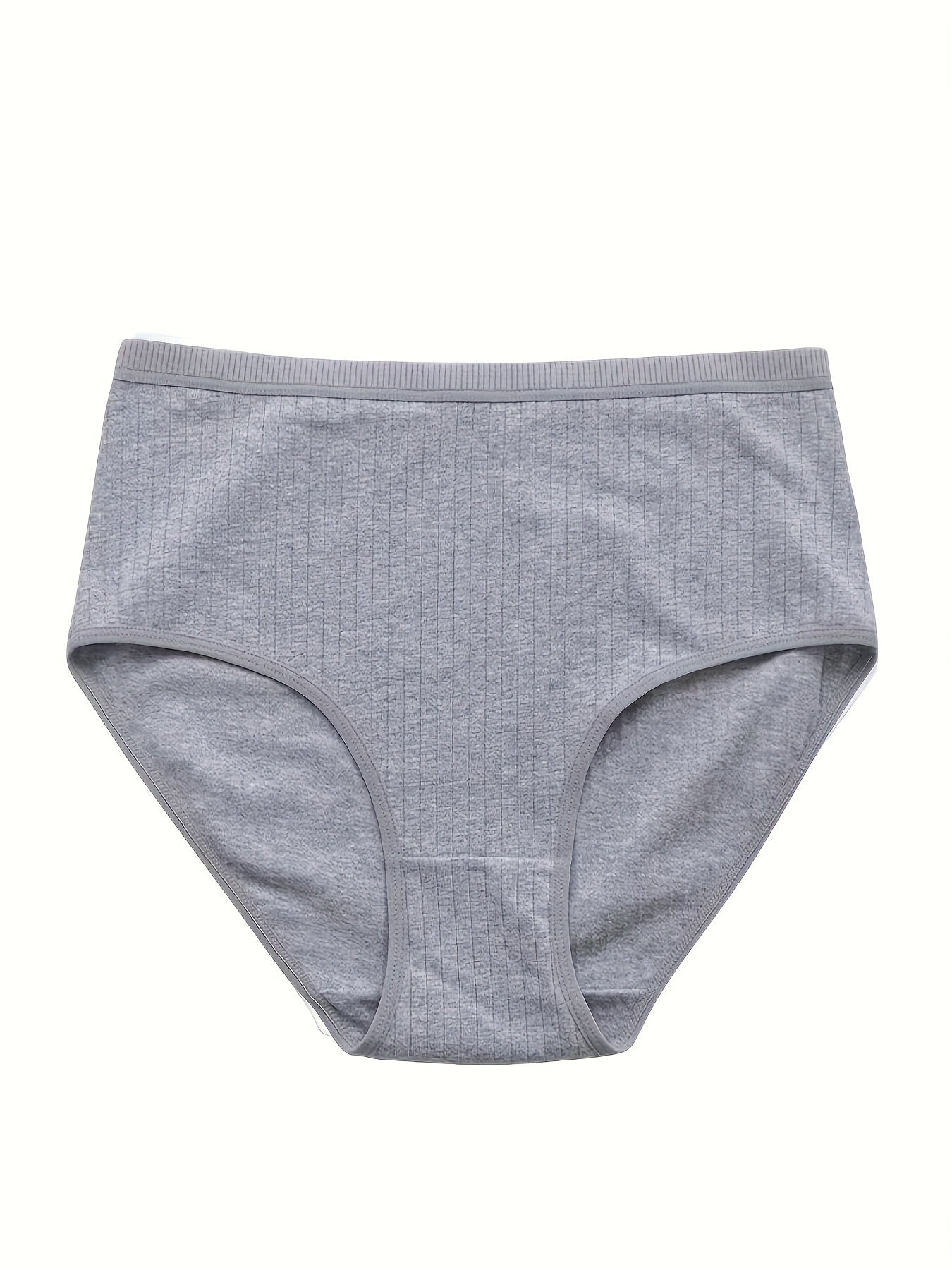 Women's 8-Pack High-Waist Seamless Briefs - Solid Color Everyday Comfort – view 5