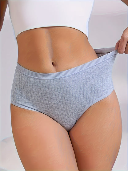 Women's 8-Pack Seamless Briefs - Ribbed Everyday Comfort – view 9