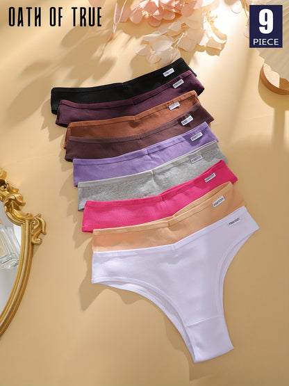 Women’s 9-Pack Briefs - Breathable Daily Comfort – Mixed colors V-Neck – view 11