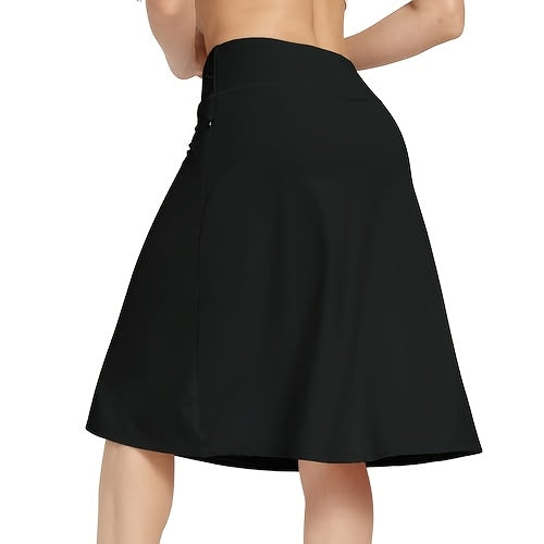 Women's Active Midi Skort - Pocket Detail detail view
