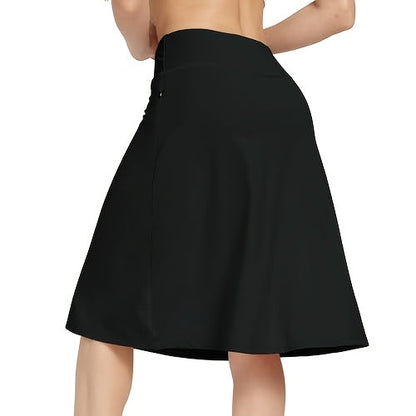 Women's Active Midi Skort - Pocket Detail detail view