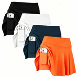 Black + White + Navy Blue + Orange