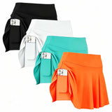 Black + White + Light Blue + Orange