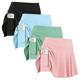 Black + Sky Blue + Green + Pink