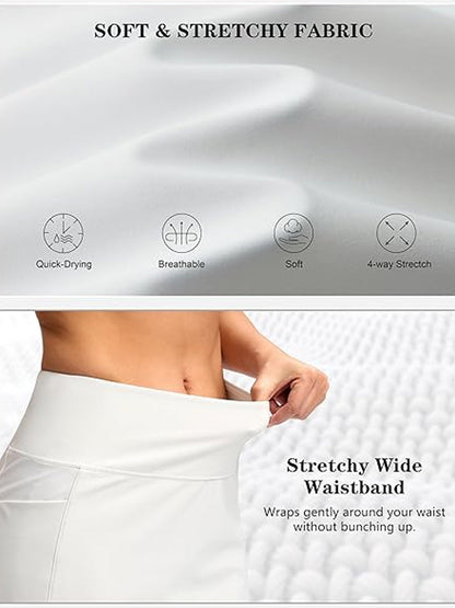 Women's Active Skort - High-Waist Pocket Detail – Black option – view 20