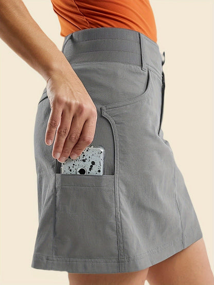 Women's Active Skort - Mid-Rise Solid Color detail view