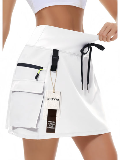 Women's Active Skort - Solid Color Pocket Detail – view 4