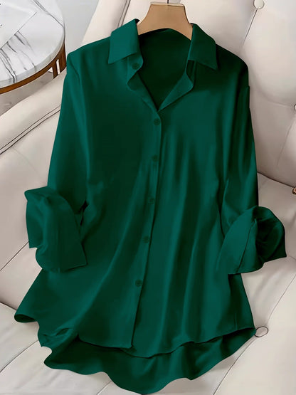 Women's American Flag Shirt - Long Sleeve detail view