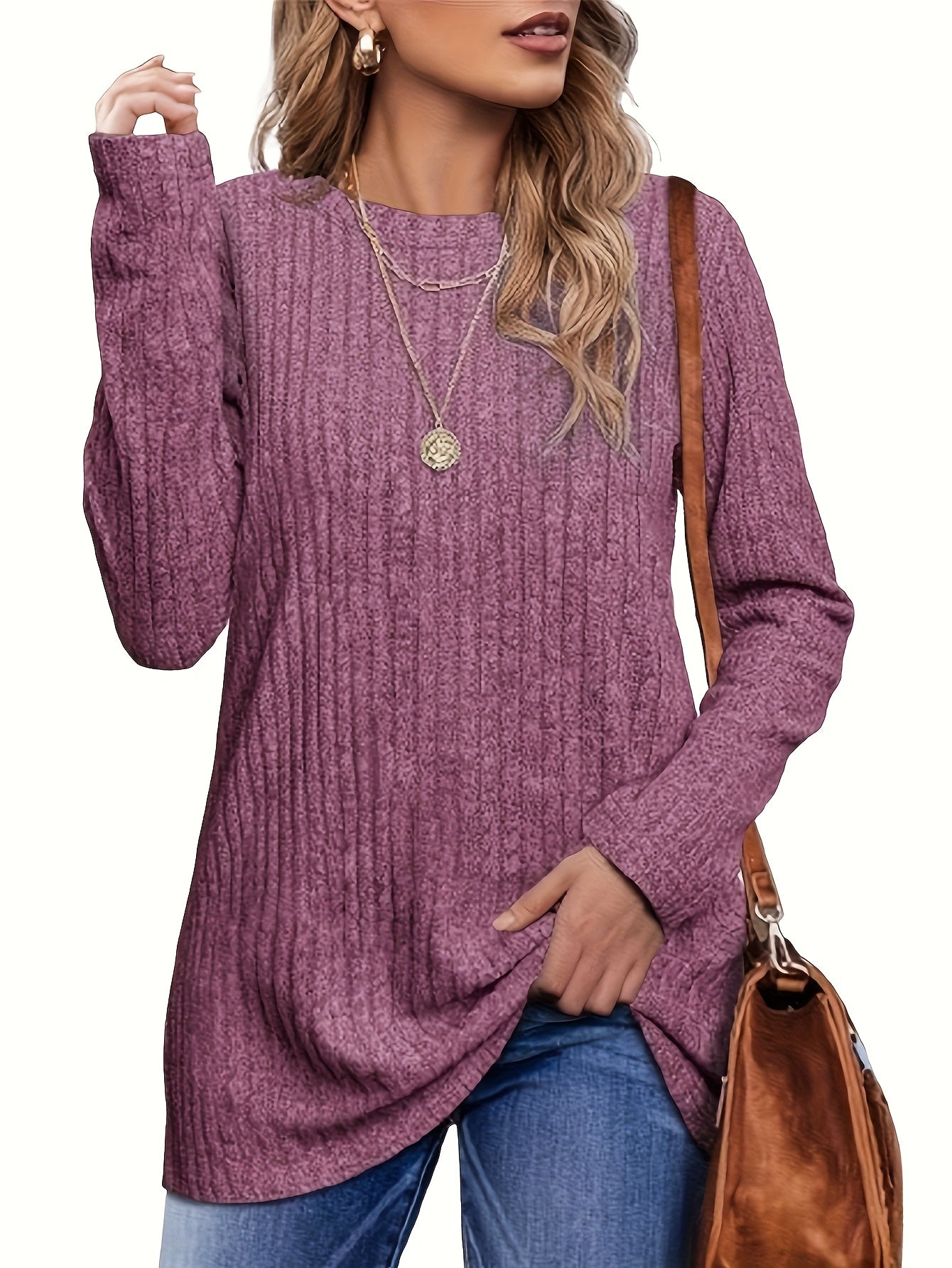 Women's American Flag T-Shirt - Long Sleeve detail view