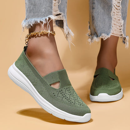 Women's Athletic Shoes – Breathable Mesh Lightweight for Outdoor & – Green option – main product image