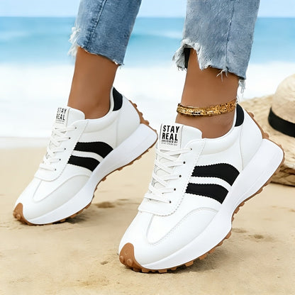 Women's Athletic Shoes – Lace-Up Platform for Outdoor & – view 2