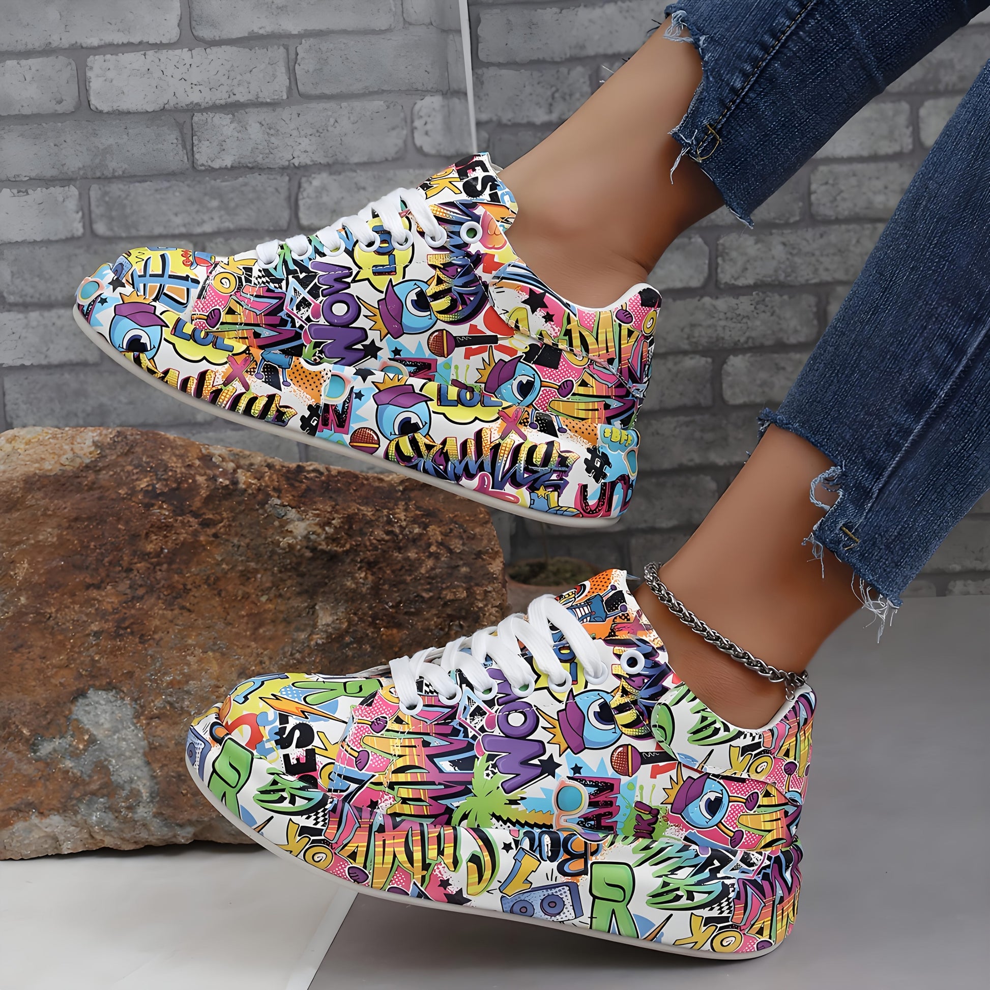 Women's Athletic Shoes – Lace-Up Slip-On for Active Days – main product image