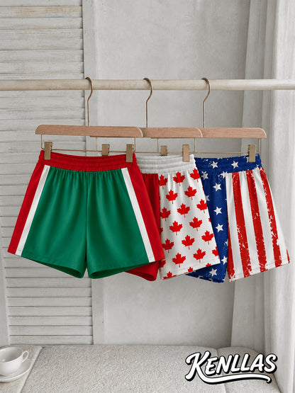 Women's Athletic Shorts - 3-Pack Clean Finish detail view