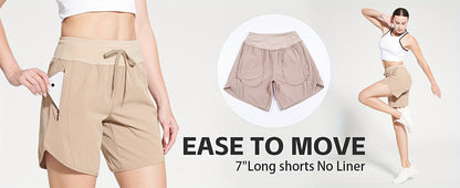 Women's Athletic Shorts - Black Pockets detail view