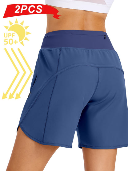 Women's Athletic Shorts - Drawstring Regular Fit – view 10