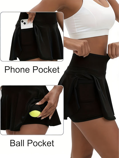 Women's Athletic Shorts - Quick Dry With Pockets Active Style detail view