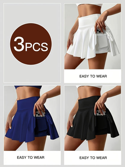Women's Athletic Shorts - Quick Dry With Pockets Active Style detail view