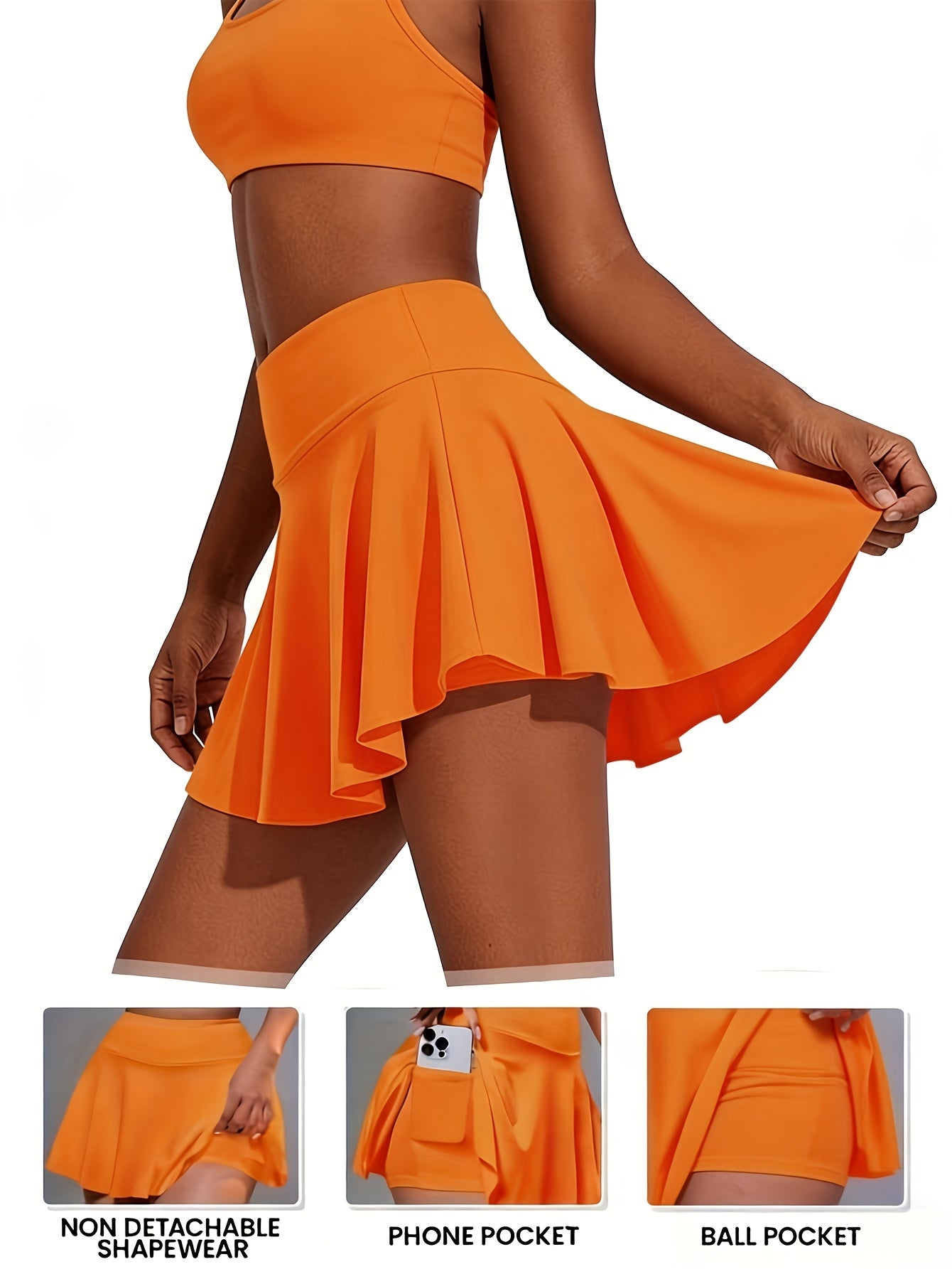 Women's Athletic Shorts - Quick Dry With Pockets Active Style detail view