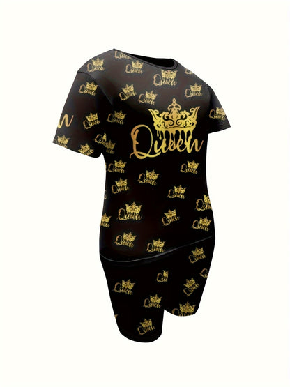 Women's Athletic Shorts - Regular Fit With Pockets – Black detail view