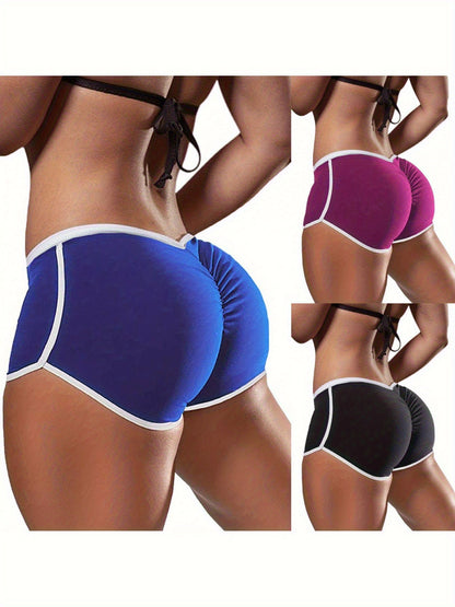 Women's Athletic Shorts - Seamless detail view