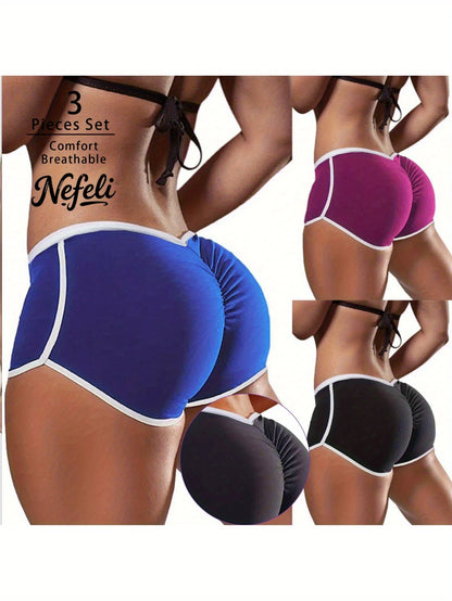 Women's Athletic Shorts - Seamless detail view