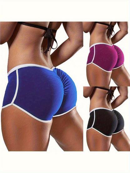 Women's Athletic Shorts - Seamless detail view