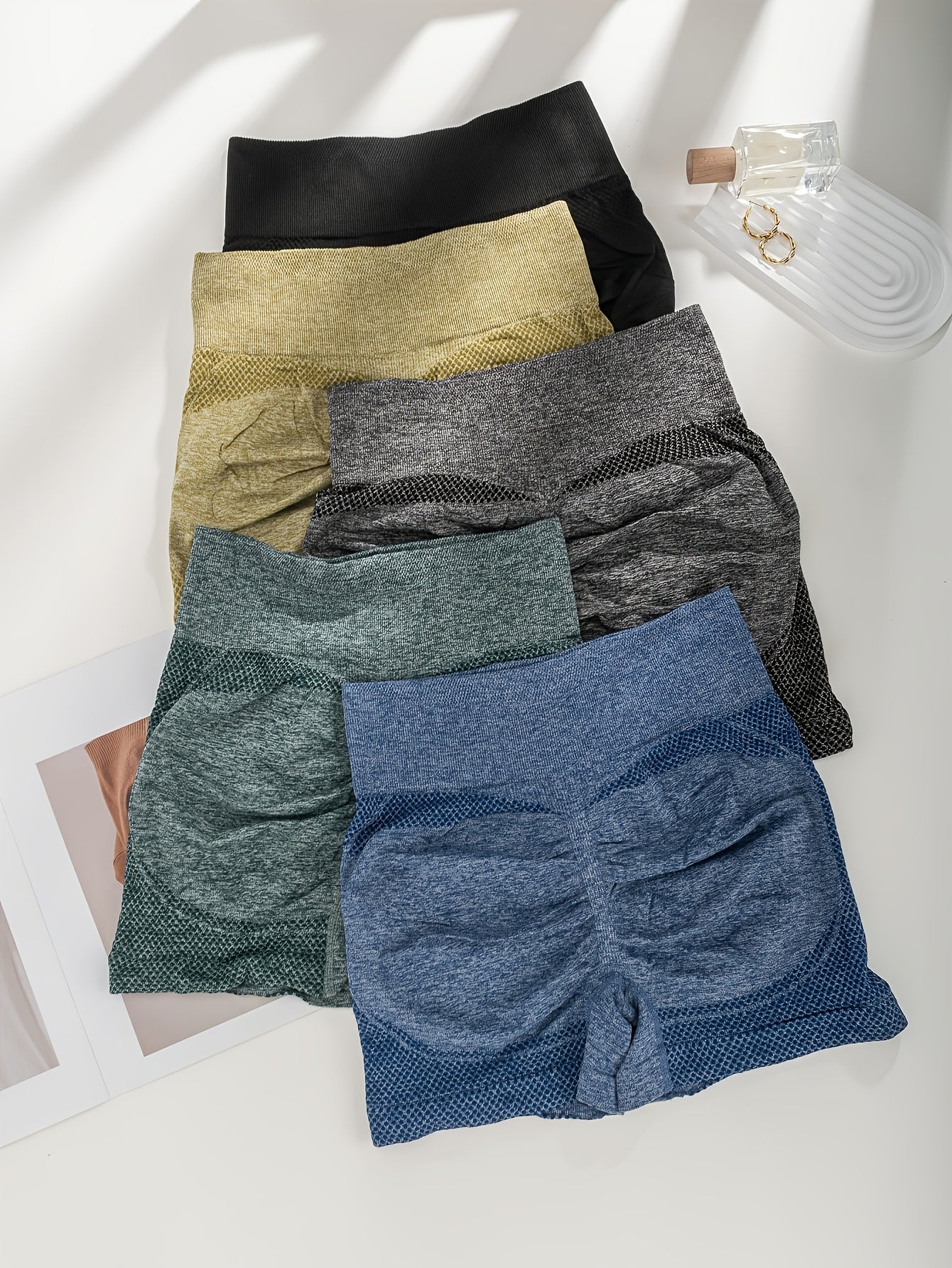 Women's Athletic Shorts - Stretch Active Style detail view