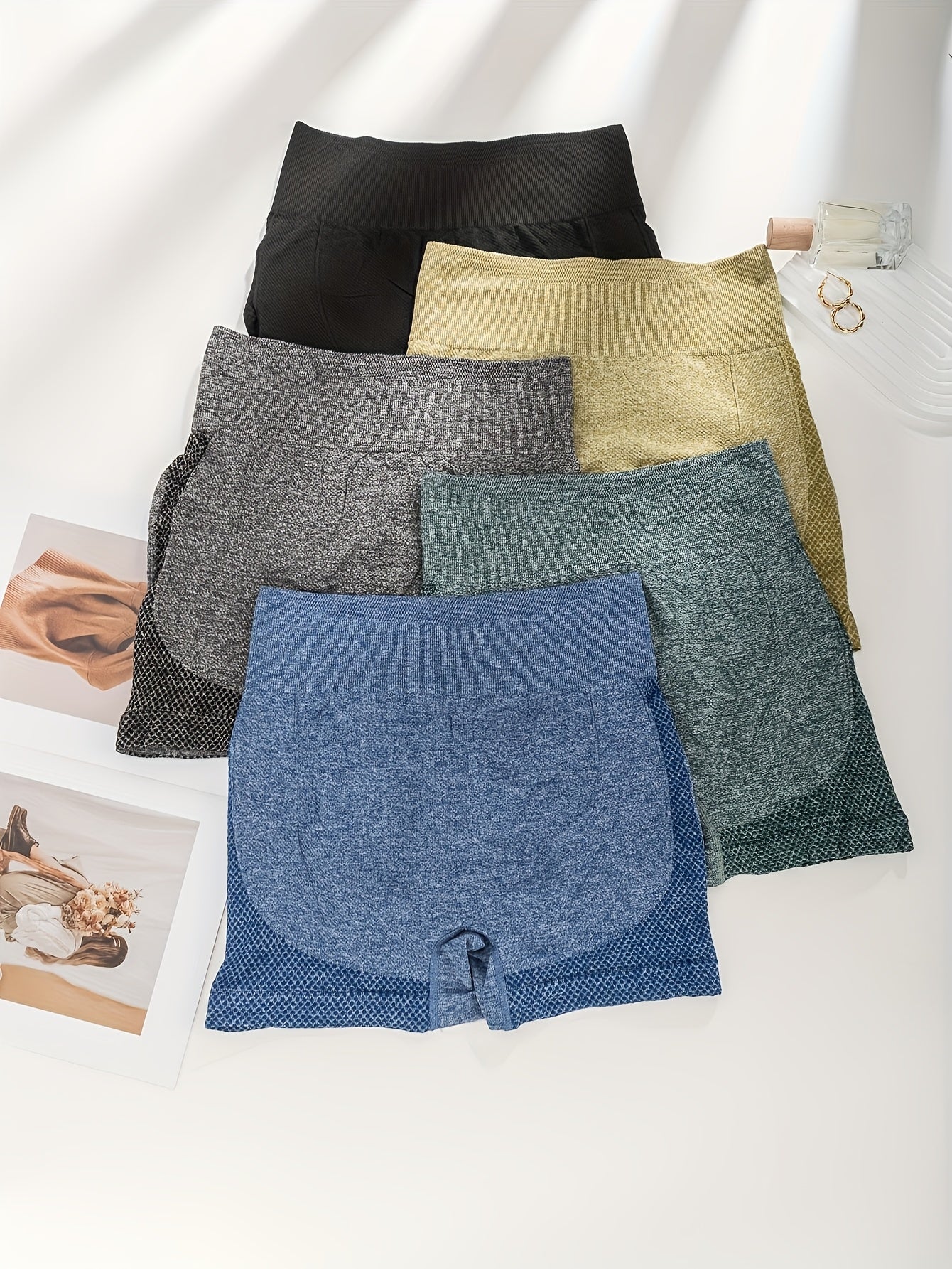 Women's Athletic Shorts - Stretch Active Style detail view