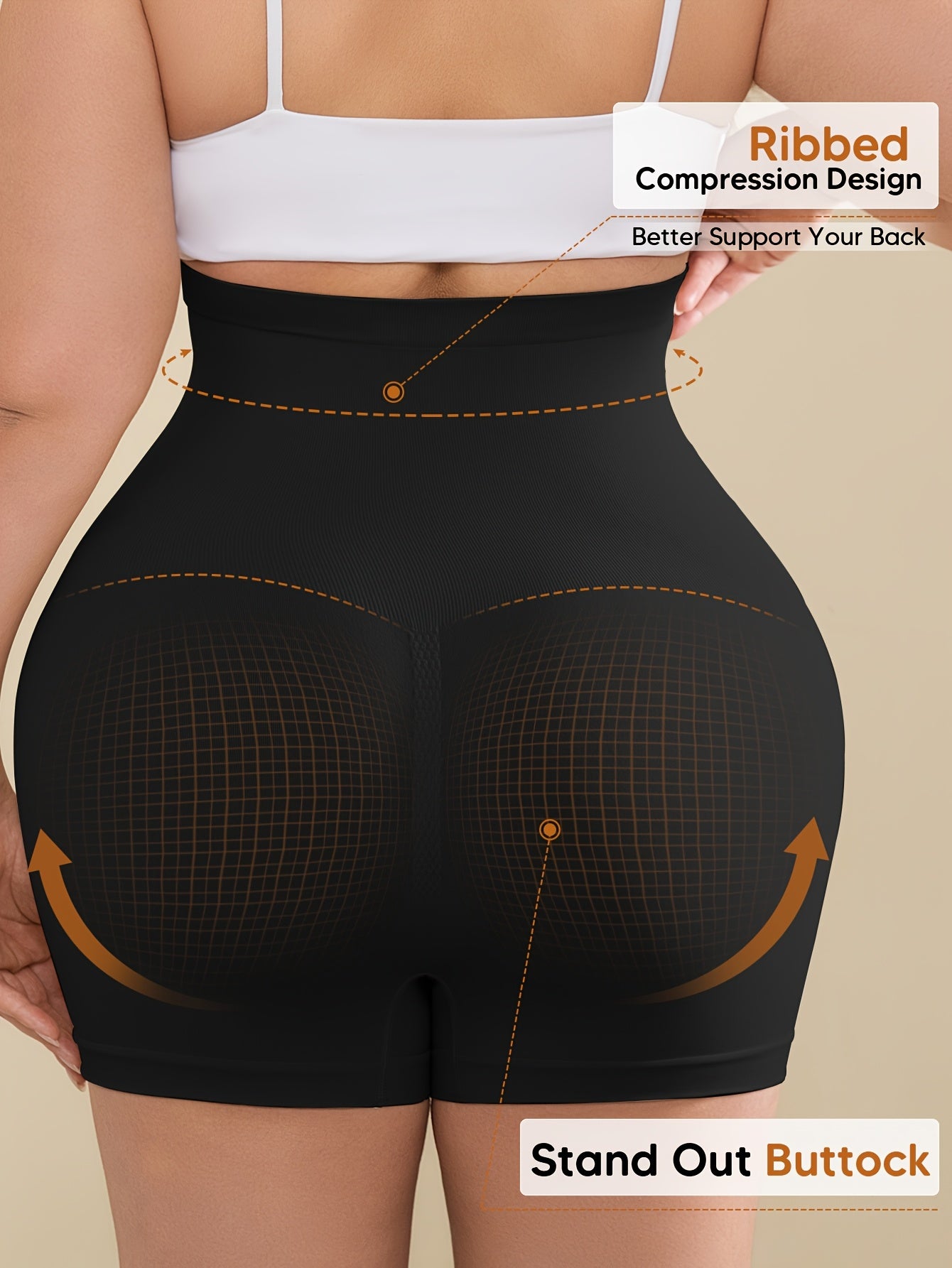 Women's Athletic Shorts - Stretch – Sizes M–XXL detail view