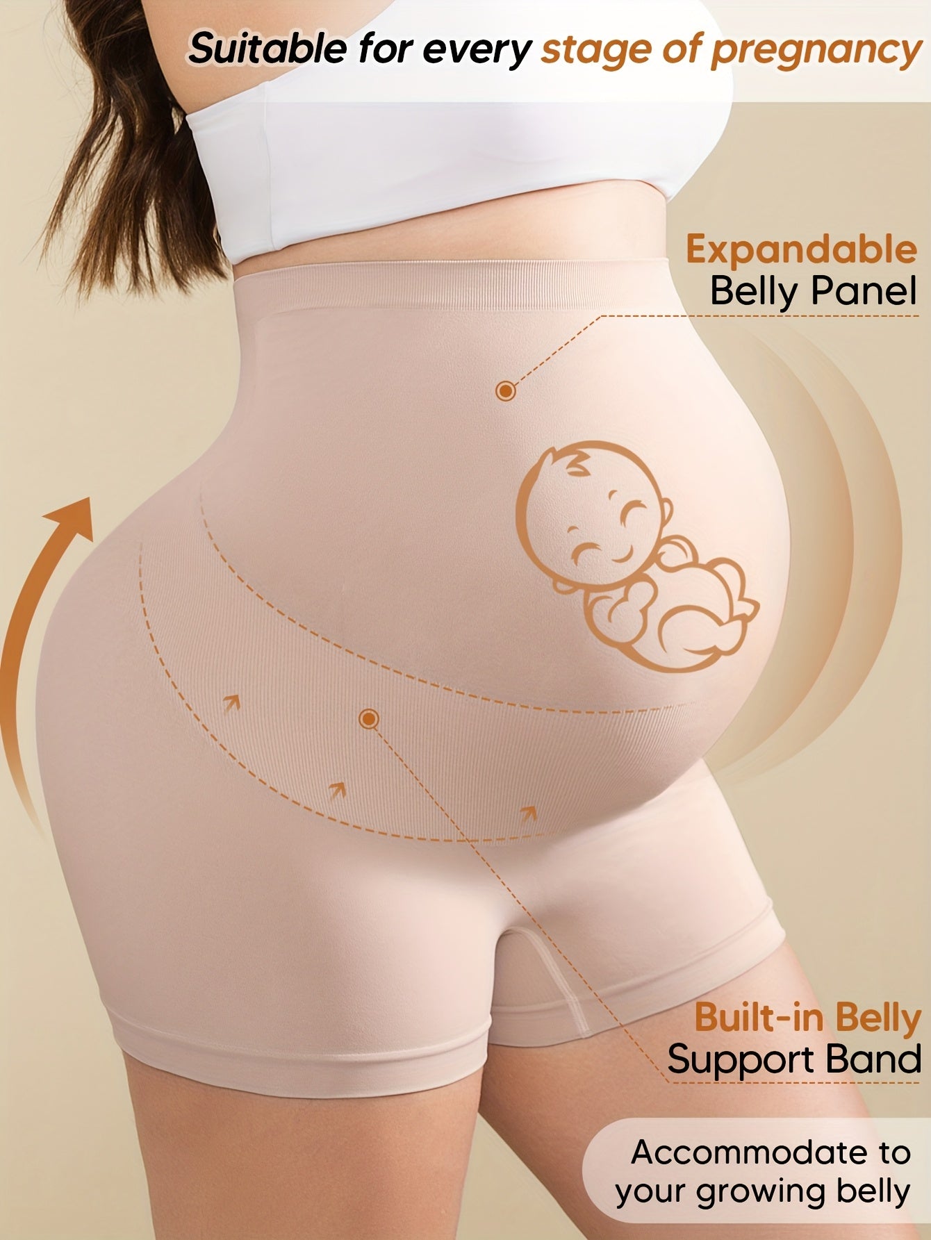 Women's Athletic Shorts - Stretch – Sizes M–XXL detail view
