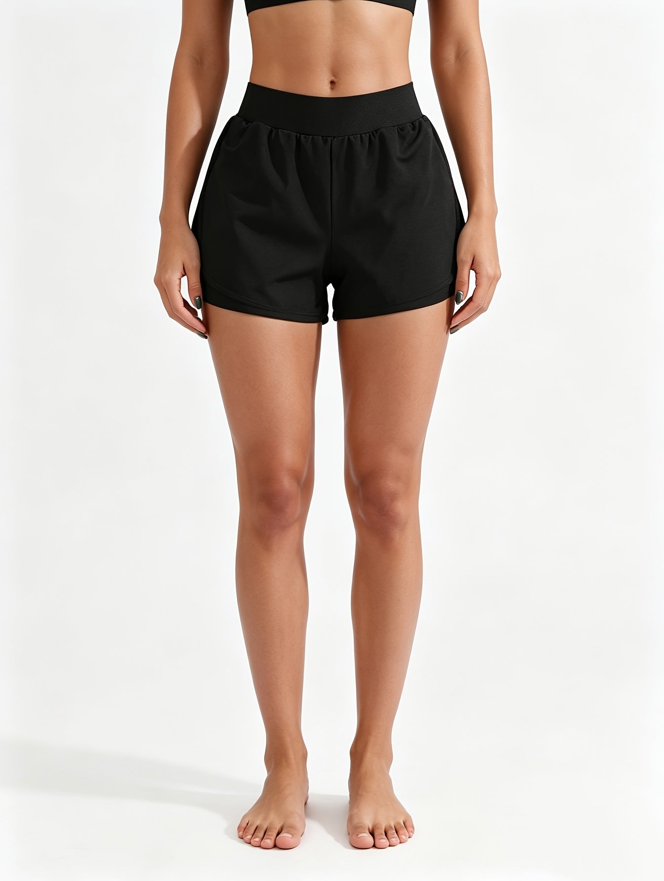 Women's Athletic Shorts - Stretch – Sizes S–XL detail view