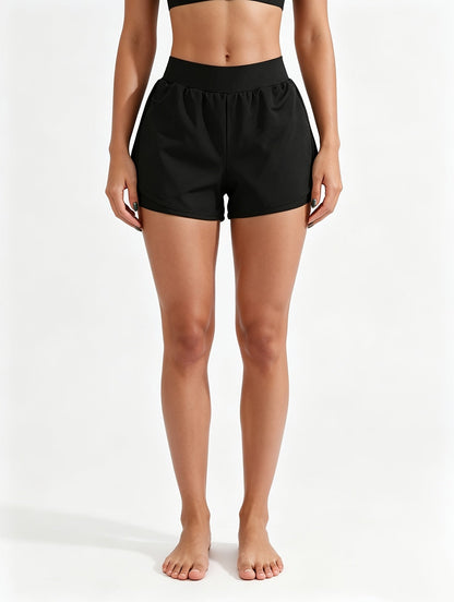 Women's Athletic Shorts - Stretch – Sizes S–XL detail view