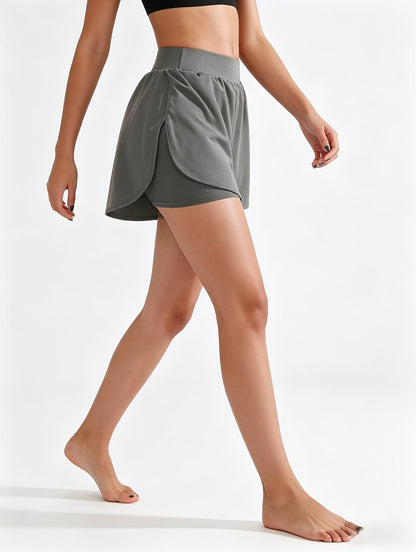 Women's Athletic Shorts - Stretch – Sizes S–XL detail view